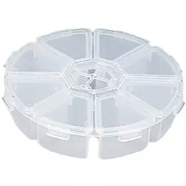 Коробка Meiho Pc-110 Ø110x28mm к:clear, фото 